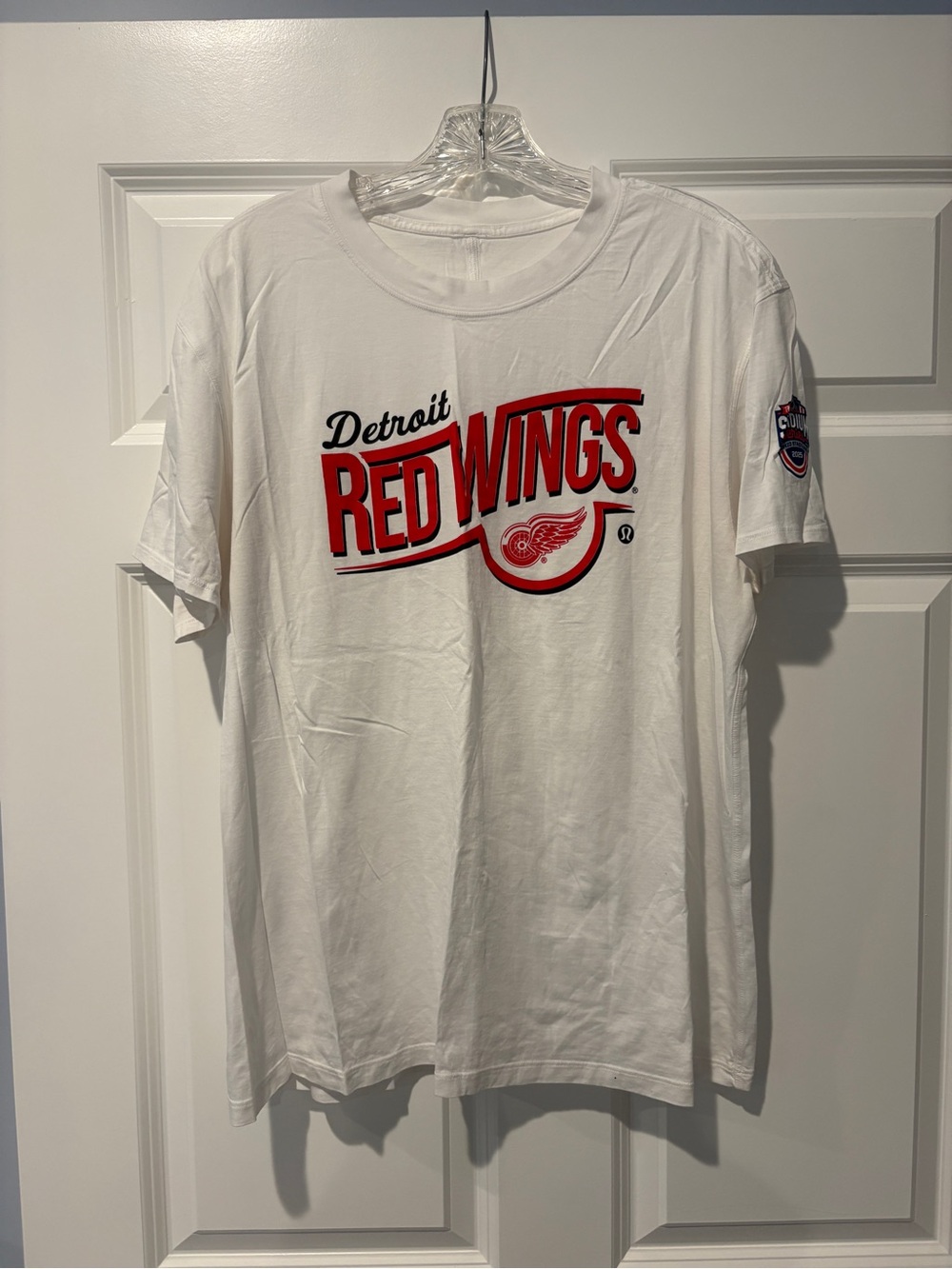 Lululemon Women’s Basic Red Wings Collab Tee